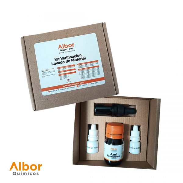 Kit Verificación Lavado de Material Albor 30ml