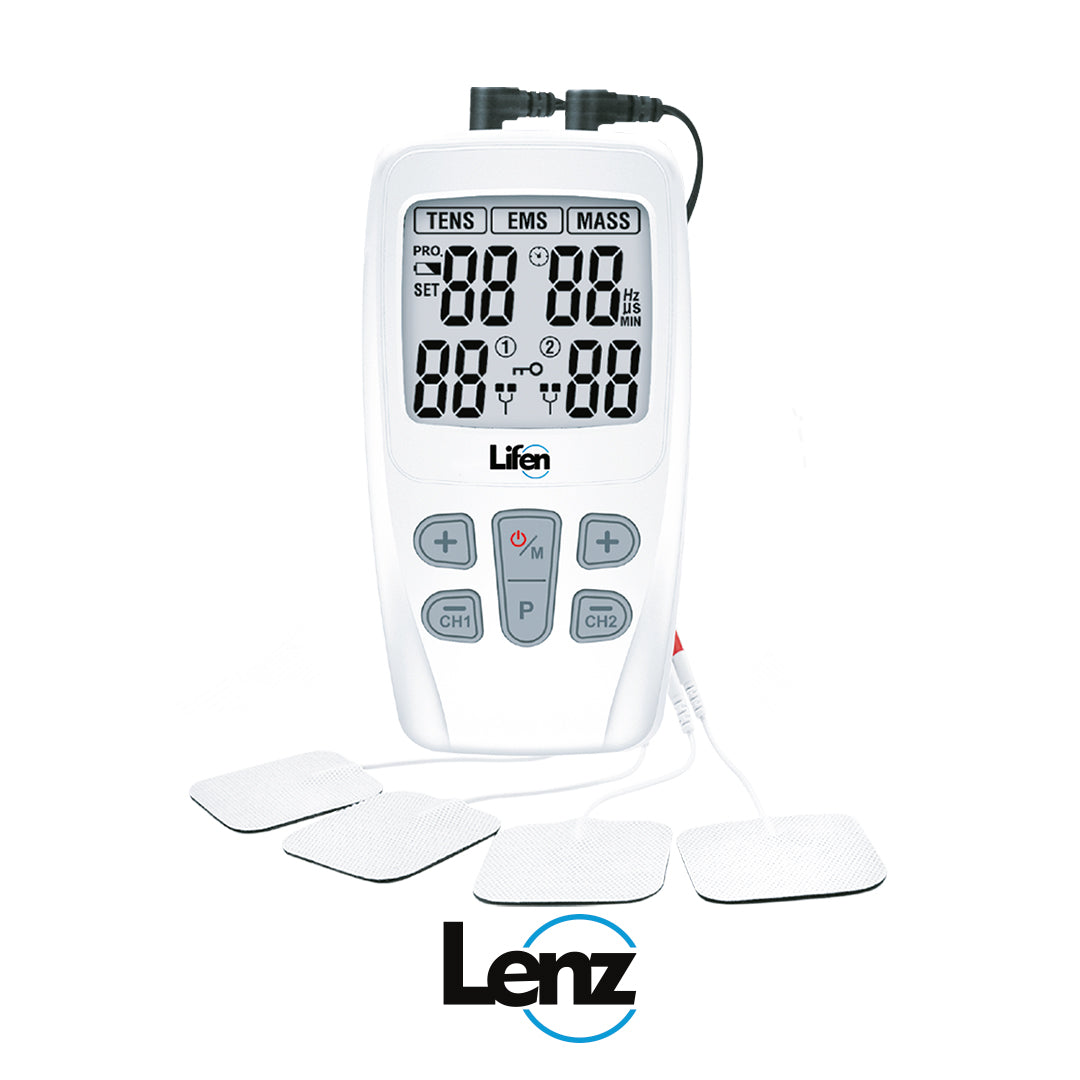 Set digital de electroterapia (Tens, ems y masajeador) Lenz