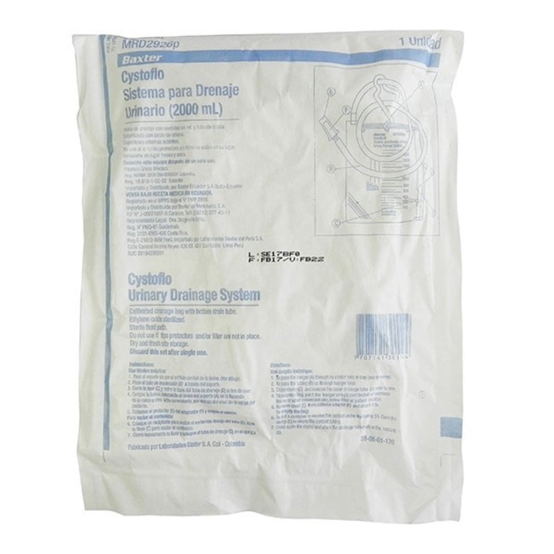 Bolsa Cystoflo para Drenaje Urinario 2000 mL Baxter – Unidad