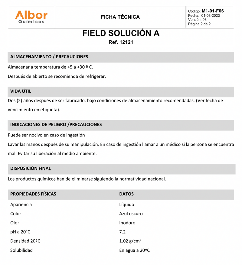 Field Solución A Albor - Jelt