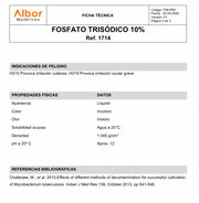 Fosfato Trisódico 10% Albor - Jelt