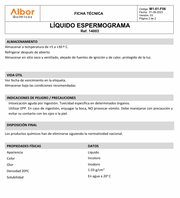 Líquido Espermograma 200ml Albor - Jelt