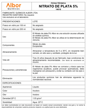 Nitrato de plata 5% Albor - Jelt