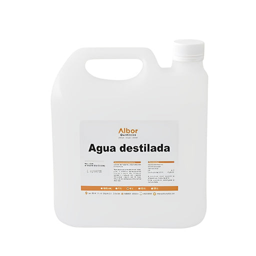 Agua destilada Galón, uso laboratorio, generador de vapor, equipos autoclaves, no peligroso. - Jelt