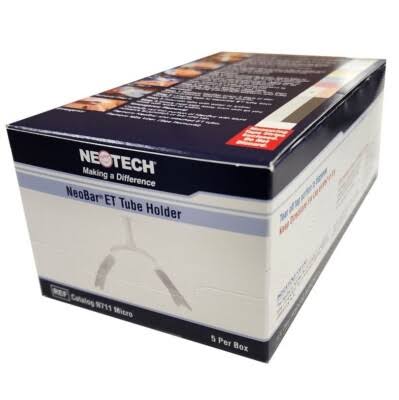 Sujetador de Tubo Endotraqueal NeoBar Micro Blanco N711 - Neotech Caja x5