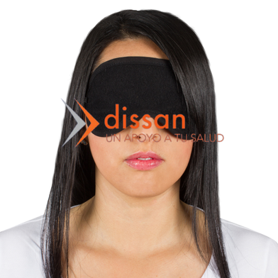 Antifaz-relax pequeño marca Dissan, diseño ergonómico, se ajusta perfectamente a los ojos evitando el paso de la luz. - Jelt