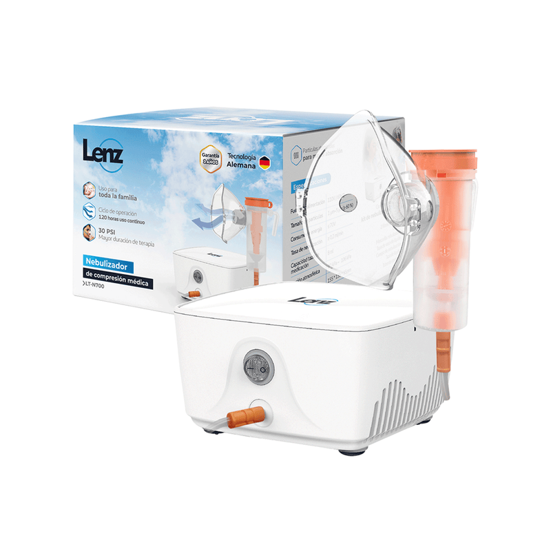 Nebulizador de compresión médica Lenz para uso hogar LT-N700