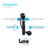 Otoscopio recargable de lujo profesional Lenz, HS-OT10F