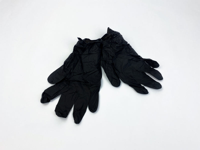 Guantes de nitrilo negro - Caja x 100 unidades - Jelt